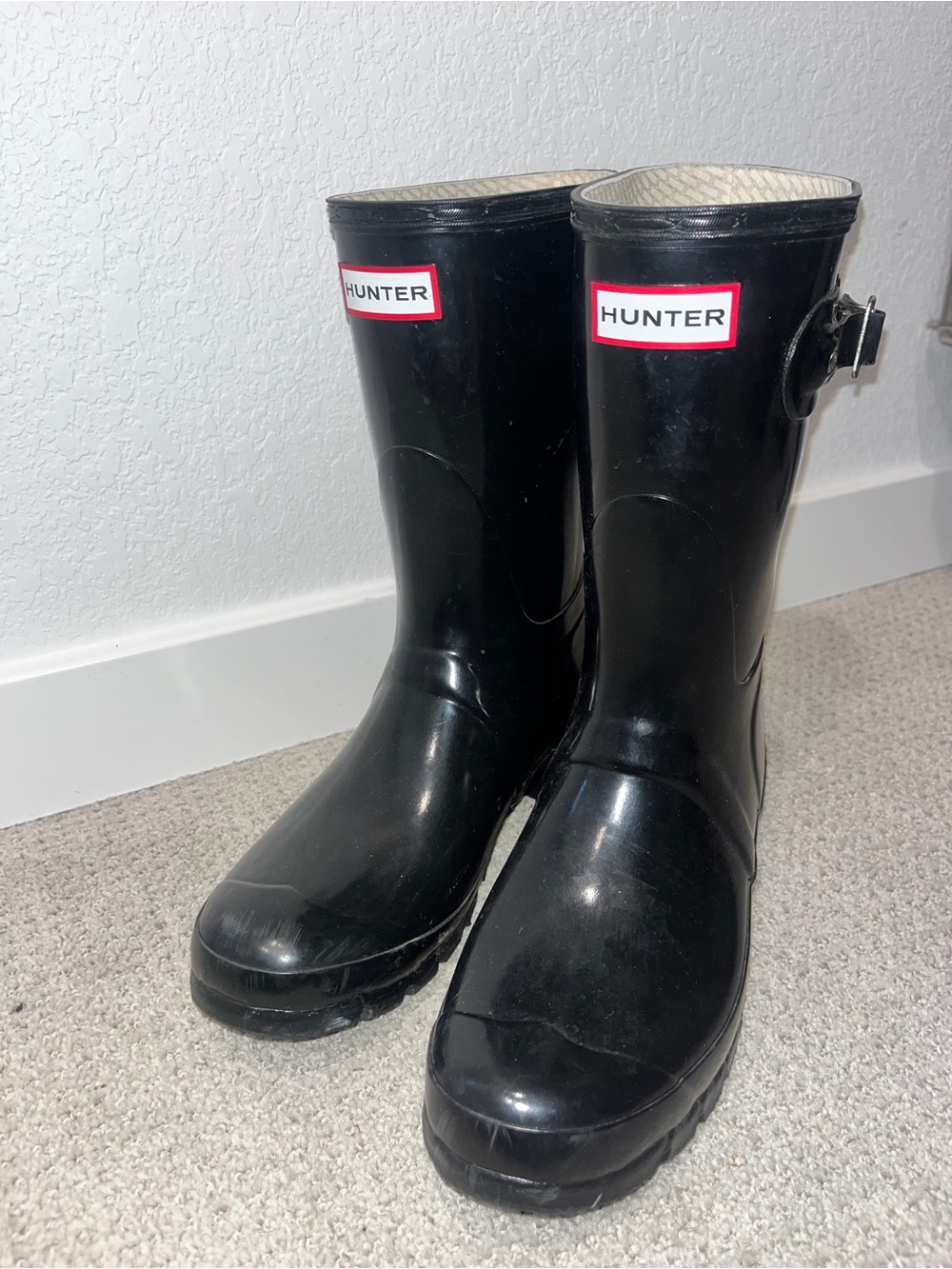 Hunter Black Rain Boots